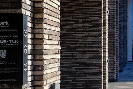 Объект из Кирпич ручной формовки Донские зори Бавария ригель